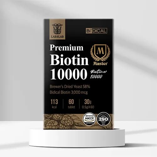 랩온랩 비디컬 독일 맥주효모 비오틴 500mg 60정 랩온랩 비디컬 독일 맥주효모 비오틴 500mg 60정