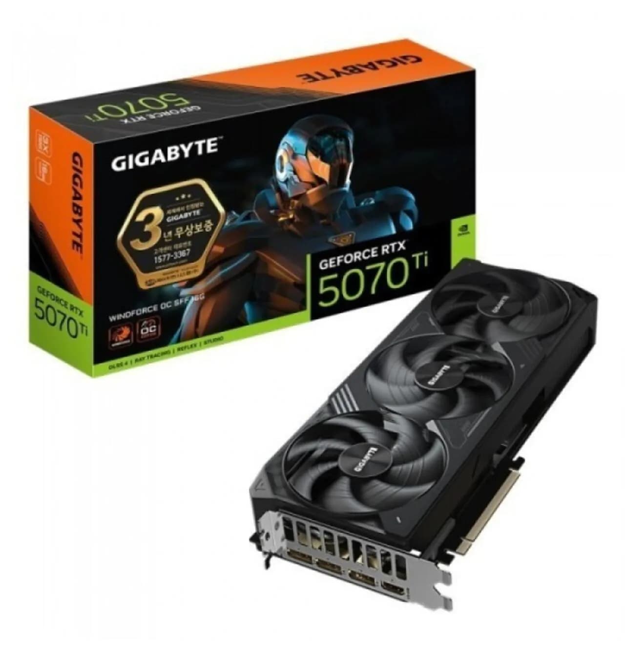 GIGABYTE 지포스 RTX 5070 Ti WINDFORCE OC SFF D7 16GB 제이씨현 GIGABYTE 지포스 RTX 5070 Ti WINDFORCE OC SFF D7 16GB 제이씨현