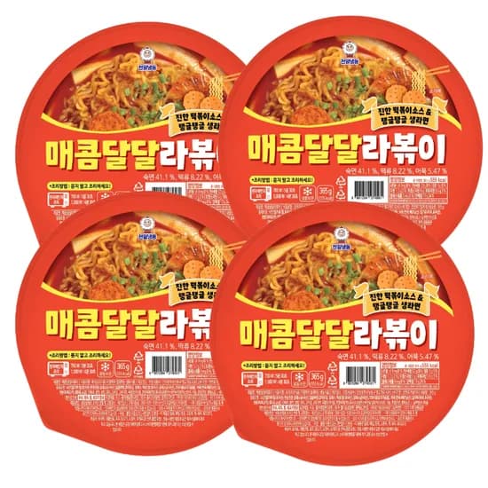 천일식품 매콤달달라볶이365g x 4개 천일식품 매콤달달라볶이365g x 4개