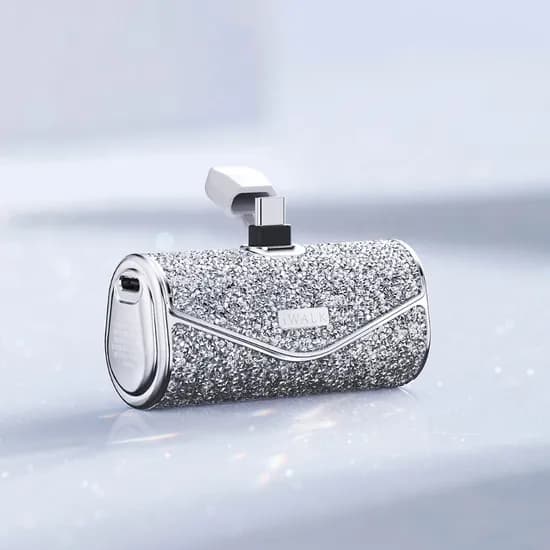 아이워크 도킹형 보조배터리 선물용 C타입 휴대용 미니 5000mAh 실버 아이워크 도킹형 보조배터리 선물용 C타입 휴대용 미니 5000mAh 실버