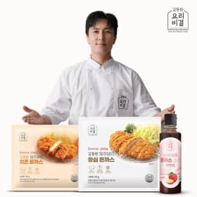 김동완 제주돼지 돈까스 10팩 세트(등심8+치즈2+소스1통)