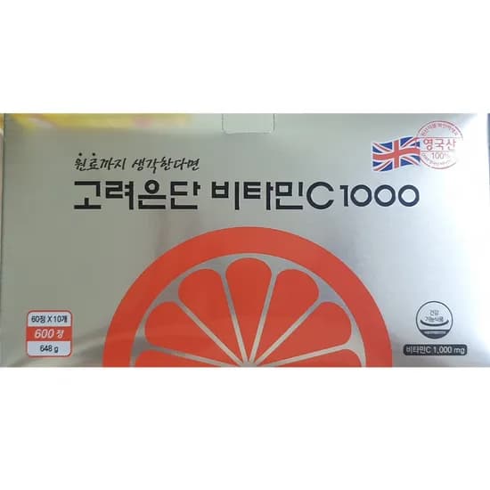 고려은단 비타민C 1000, 1000mg, 600정, 1개 고려은단 비타민C 1000, 1000mg, 600정, 1개