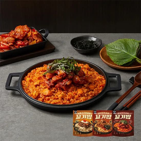 꼬기다 닭가슴살 볶음밥 꼬기밥 3종 280g 21개 꼬기다 닭가슴살 볶음밥 꼬기밥 3종 280g 21개