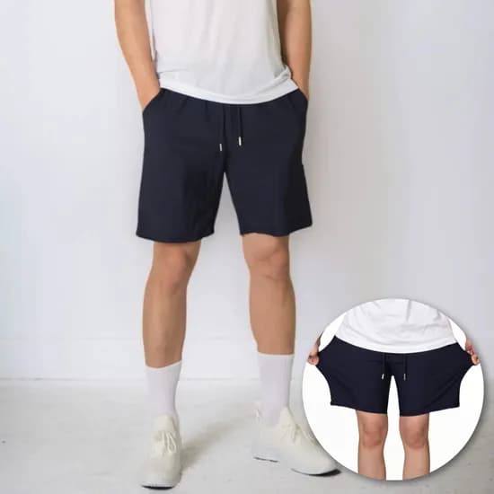 마찌 쿨포뮬러 초경량 아이스 반바지, 네이비, XL, 1개 마찌 쿨포뮬러 초경량 아이스 반바지, 네이비, XL, 1개