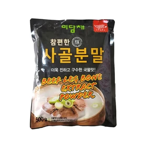 미담채 참편한 사골분말, 500g, 1봉 미담채 참편한 사골분말, 500g, 1봉