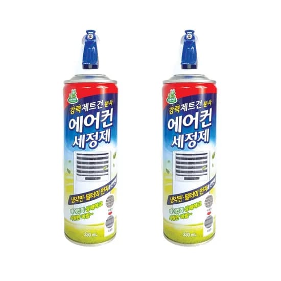 청개구리 에어컨 세정제 330ml 2개 청개구리 에어컨 세정제 330ml 2개
