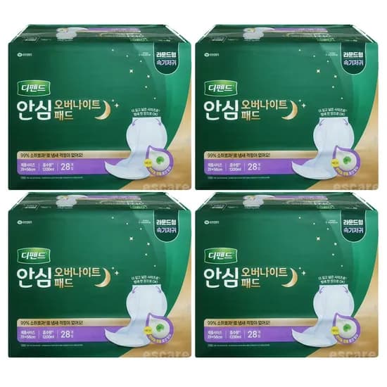 디펜드 안심 오버나이트 패드 라운드형 성인용기저귀 28개입 4팩 36,900원 디펜드 안심 오버나이트 패드 라운드형 성인용기저귀 28개입 4팩 36,900원